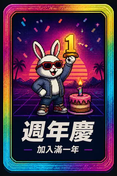 週年慶 成就卡
