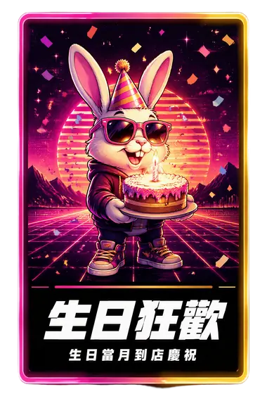 生日狂歡 成就卡